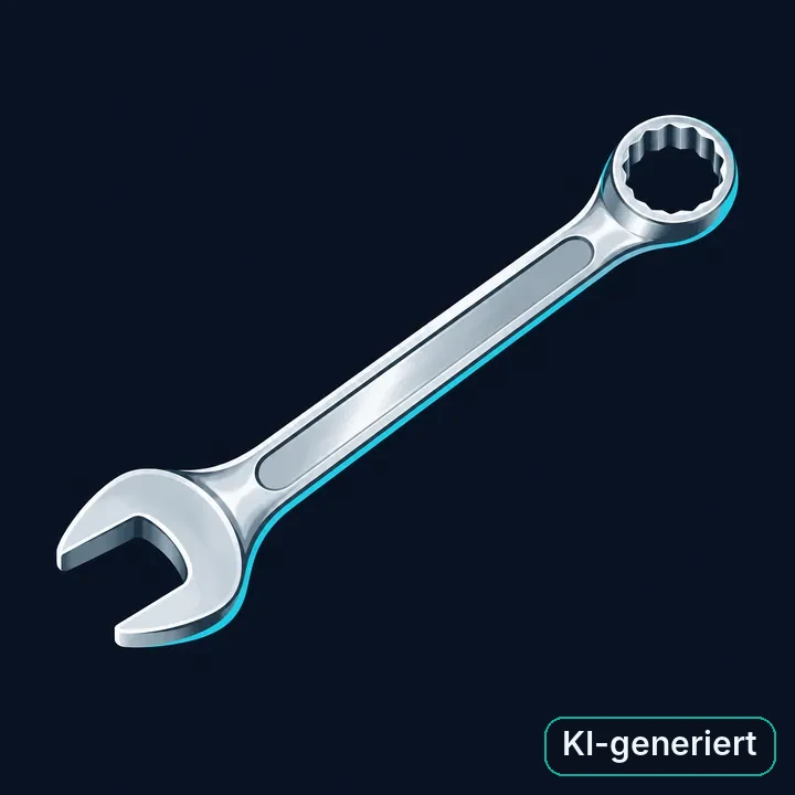 Ring- und Maulschlüssel als Illustration